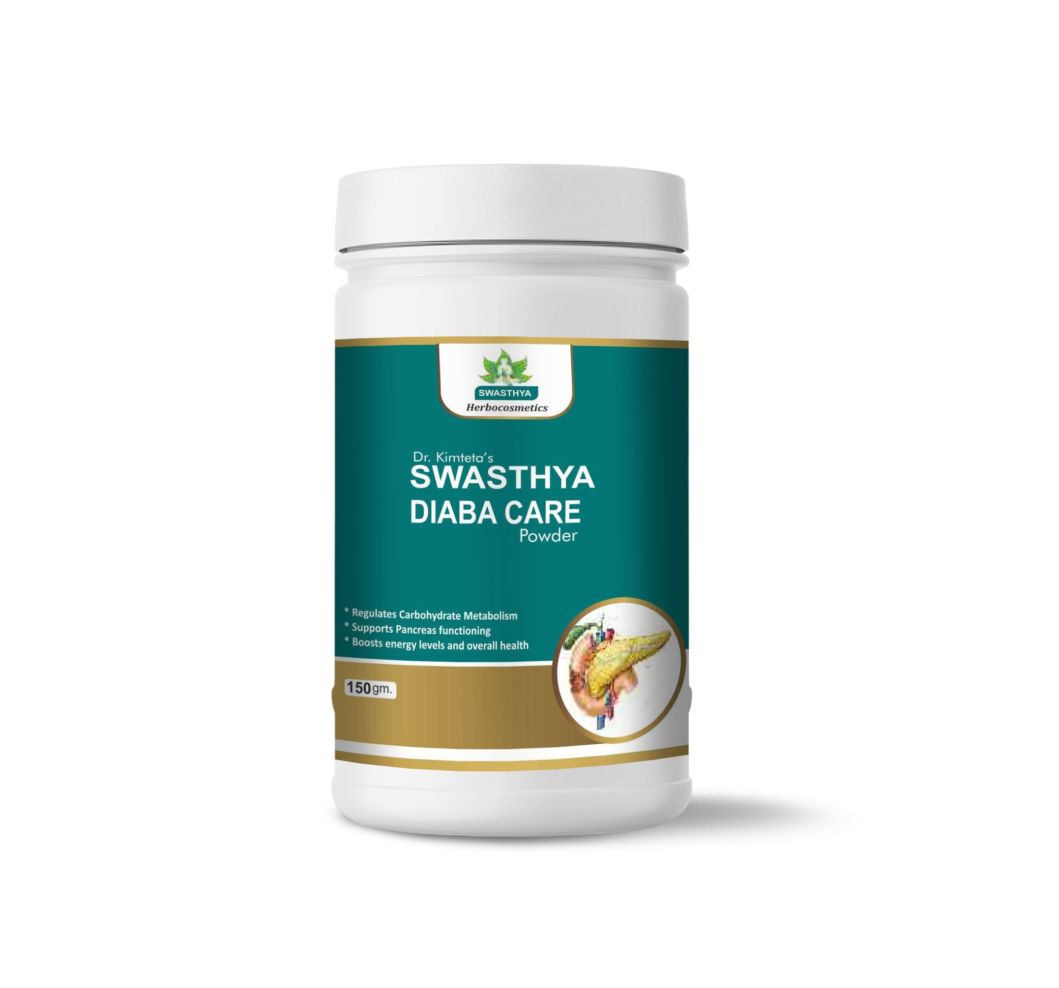 Swasthya Diaba Care Herbal Combo Pack (1 Month) – Powder 150g x2 + Tablets 60 | Daily Wellness & Metabolism Support