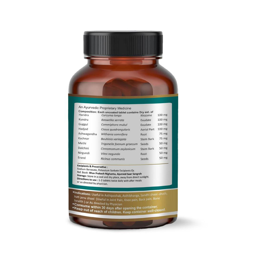 Swasthya Joint & Bone Tablets | Ayurvedic Herbal Supplement | 60 Tablets