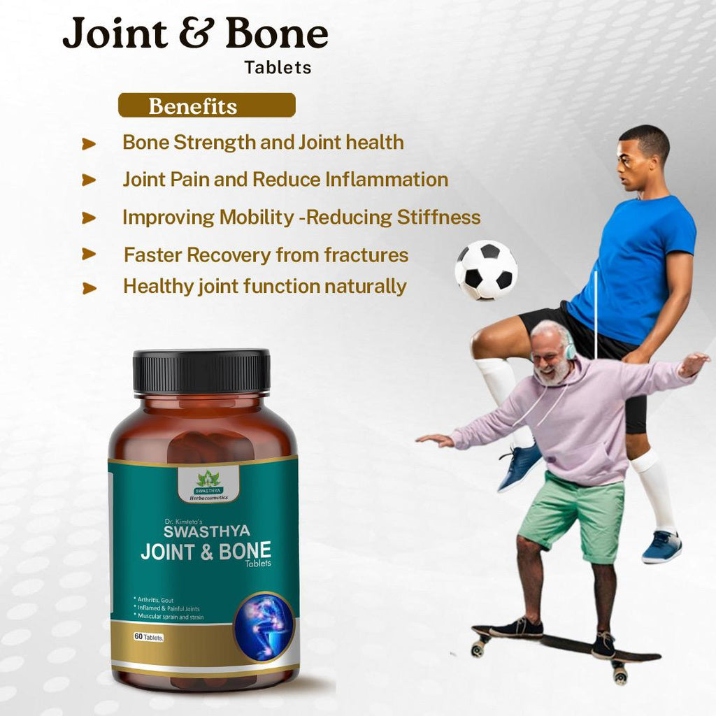 Swasthya Joint & Bone Tablets | Ayurvedic Herbal Supplement | 60 Tablets