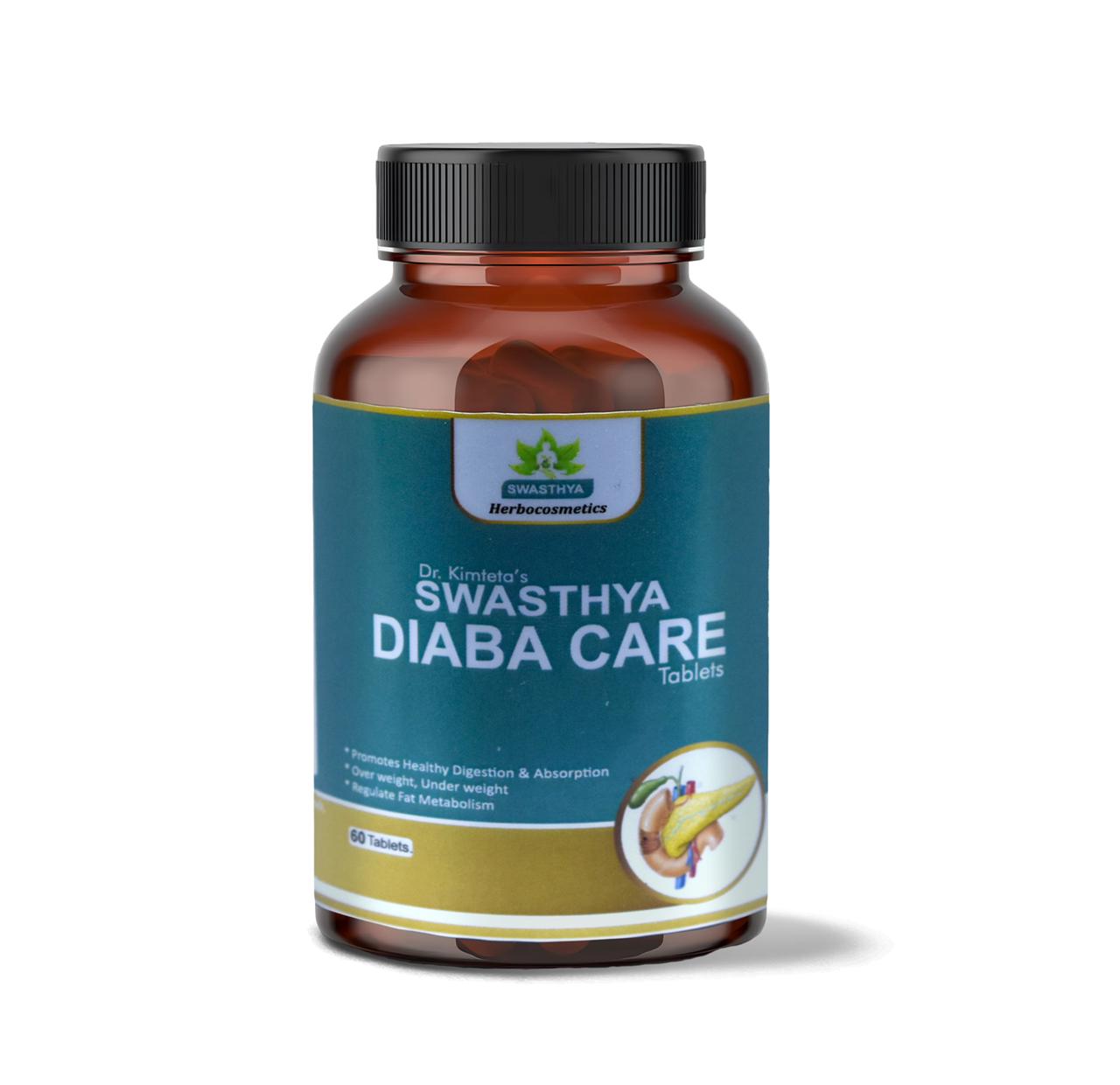 Swasthya Diaba Care Herbal Combo Pack (1 Month) – Powder 150g x2 + Tablets 60 | Daily Wellness & Metabolism Support